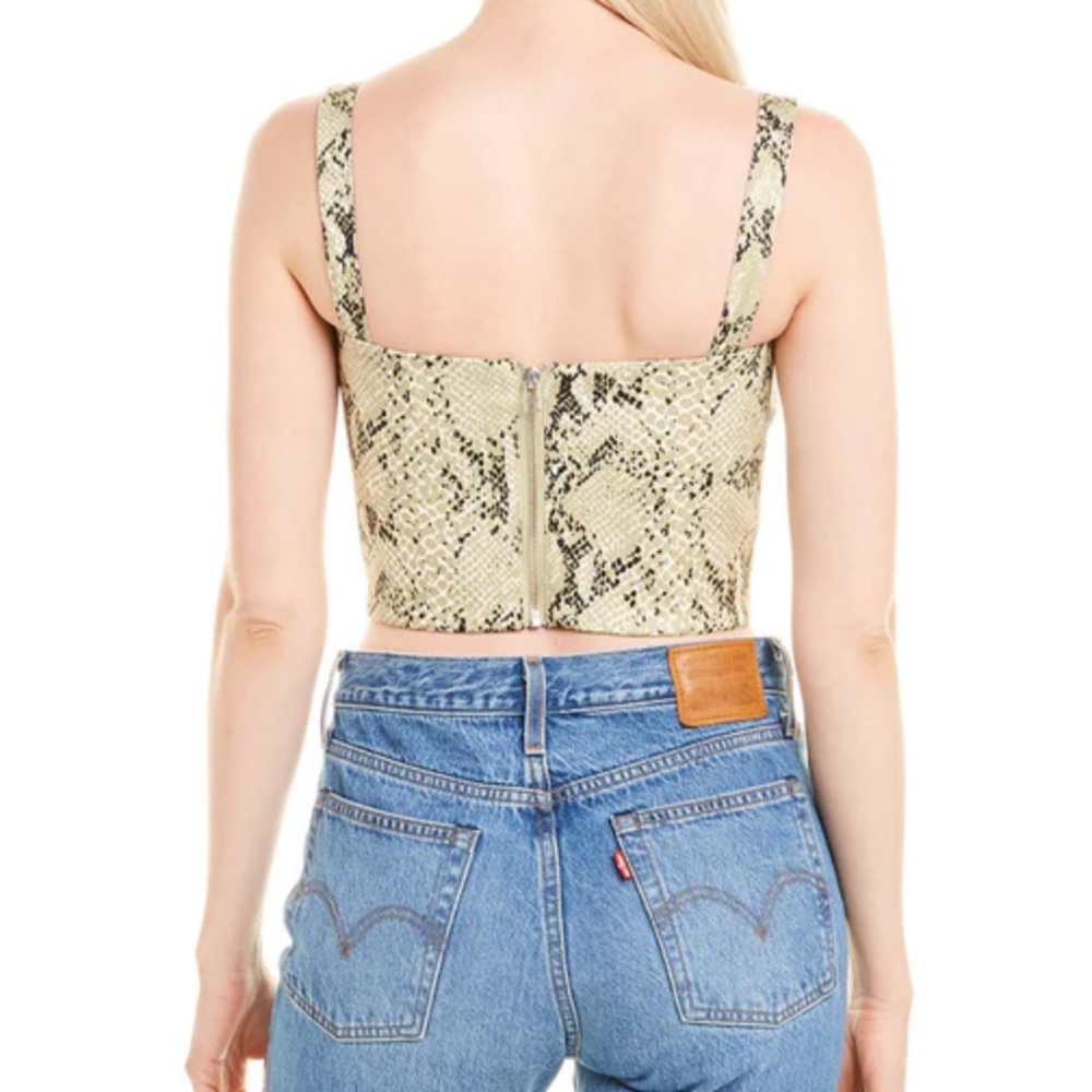Python Denim Bustier - image 2